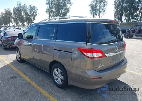 2015 Nissan Quest Sv z USA, uszkodzony, nr VIN JN8AE2KP2F9129832
